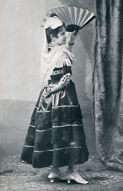 Een Spaanse danseres, 1912 door Unbekannt