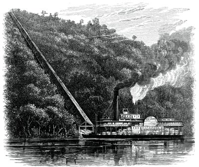 Een katoen glijbaan, Verenigde Staten, ca. 1880 door Unbekannt