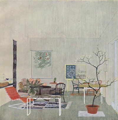Een ontwerp voor een Gartenraum door Georg Steinklammer uit Wenen, 1935 door Unbekannt