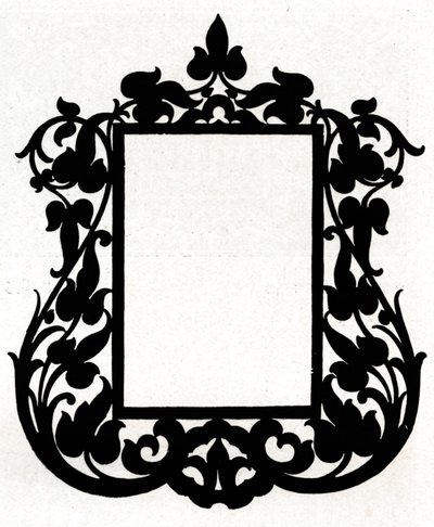Een ontwerp voor een schilderijlijst getiteld Aesthetic, 1898 door Unbekannt