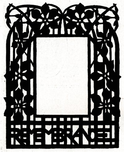 Een ontwerp voor een schilderijlijst getiteld Margery Daw, 1898 door Unbekannt