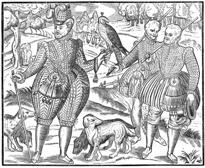Een Valkenier, 1611 door Unbekannt