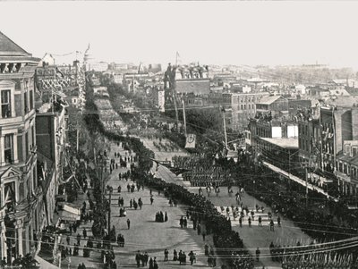 Een feestdag in de Amerikaanse hoofdstad, Washington DC, VS, 1895 door Unbekannt
