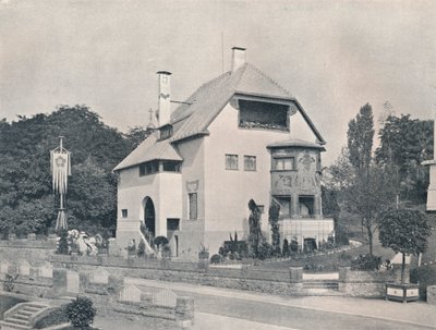 Een huis ontworpen door Hans Christiansen, c1901 1901-1902 door Unbekannt