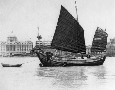Een jonk, 1912 door Unbekannt