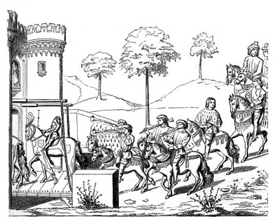 Een ridder betreedt de lijsten, c1460-1465, 1870 door Unbekannt