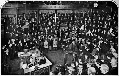 Een lezing aan de Royal Institution, Londen, ca. 1903 door Unbekannt