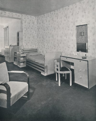 Een kinderkamer ontworpen voor de Frankl Galleries, Inc., 1933 door Unbekannt