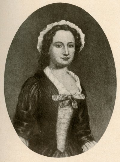 Een portret van een jong meisje in Philadelphia, ca. 1760 door Unbekannt
