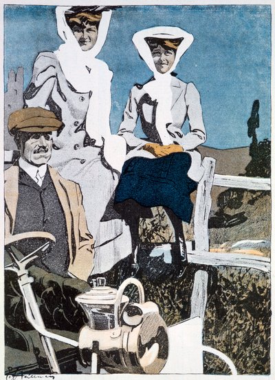 Een prent uit het Duitse tijdschrift Simplicissimus, 10 juni 1907 door Unbekannt