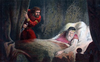 Een scène uit Macbeth, 17e eeuw door Unbekannt