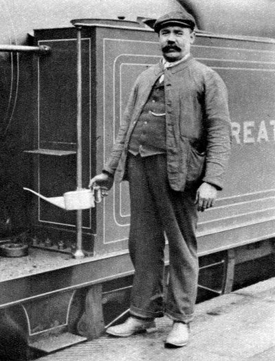 Een treinmachinist, Londen, 1926-1927 door Unbekannt