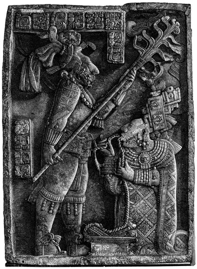 Een slachtoffer voor de Maya-god Kukulkan, 1901 door Unbekannt