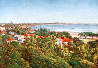 Een uitzicht vanaf de Ridge, Bombay, India, begin 20e eeuw door Unbekannt