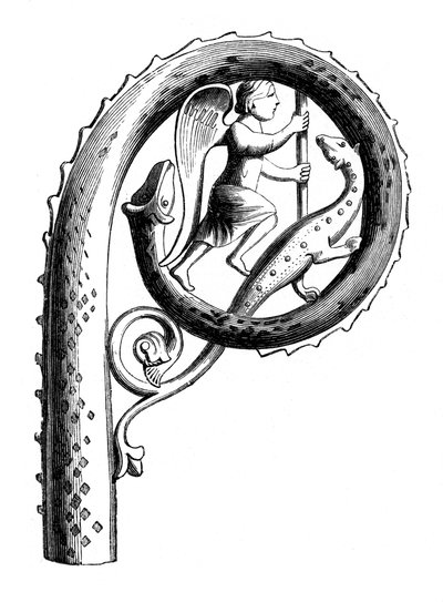 Abtsstaf, 13e eeuw, 1870 door Unbekannt