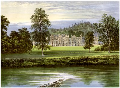 Abbotsford, Roxburghshire, Schotland, huis van de familie Scott, ca. 1880 door Unbekannt