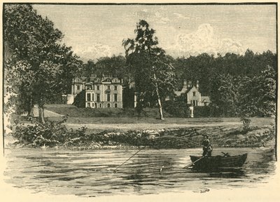 Abbotsford, vanaf de rivier, 1898 door Unbekannt
