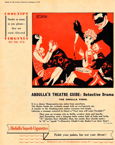 Abdullas Theatergids: Detective Drama - De Abdulla Demon, 1939 door Unbekannt