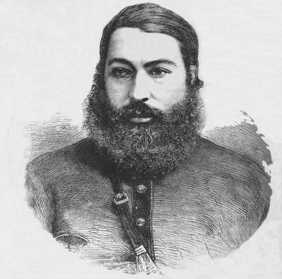 Abdur Rahman Khan, Ameer van Afghanistan, ca. 1880 door Unbekannt