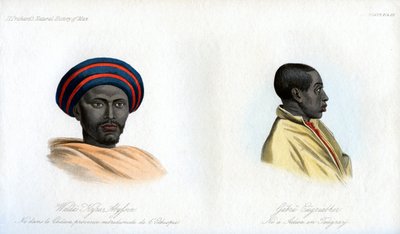 Abyssinische portretten, 1848 door Unbekannt
