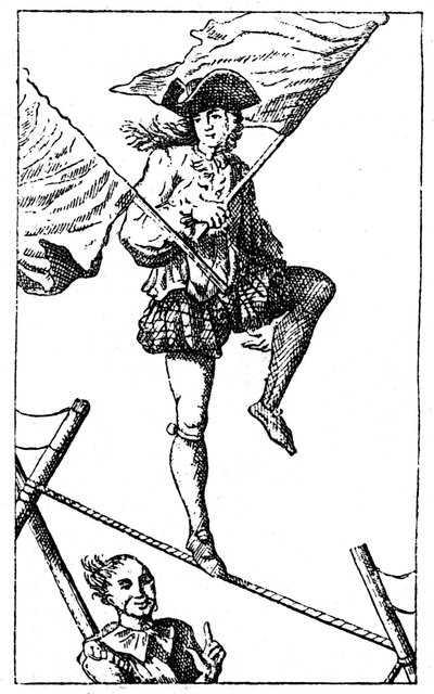 Acrobaat oefening, 1885 door Unbekannt