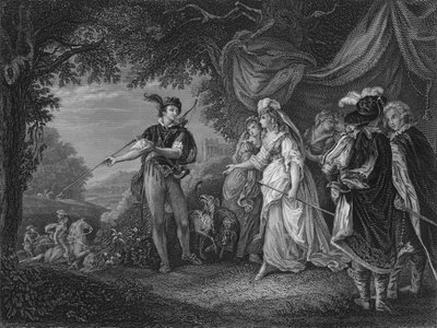 Act IV Scene i uit Liefdes Arbeid Verloren door Unbekannt