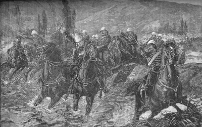 Actie in de Chardeh-vallei, 11 dec. 1879, poging om de kanonnen te redden, 1879, ca. 1880 door Unbekannt