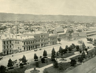 Adelaide, vanaf de Post Office Tower, 1901 door Unbekannt