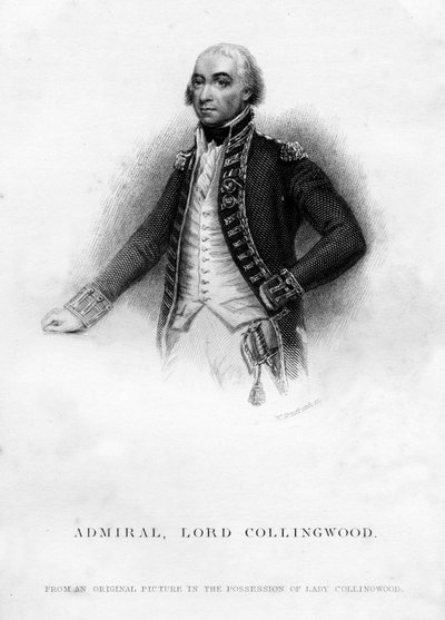 Admiraal Cuthbert Collingwood 1750-1810, 1e Baron Collingwood, 1837 door Unbekannt