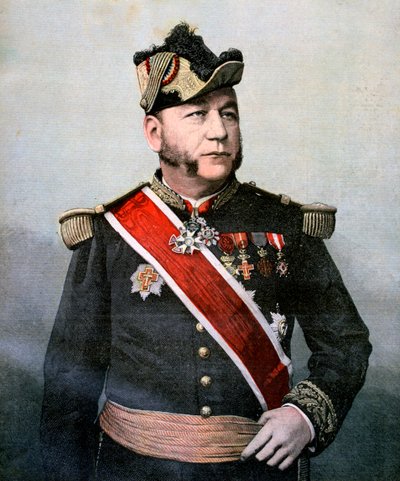 Admiraal Humann, Franse commandant van de Verre Oosten Vloot, 1893 door Unbekannt