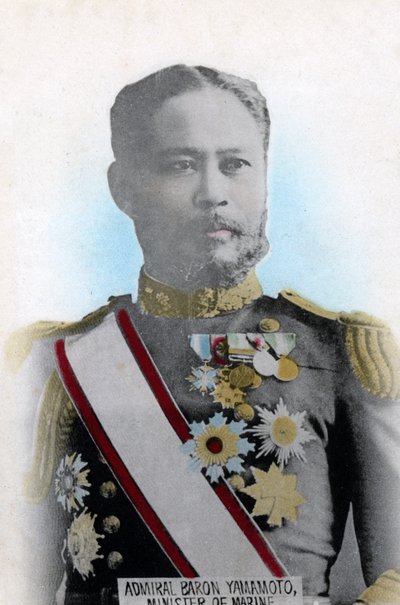 Admiraal Yamamoto, Japanse Minister van de Marine, c1904-1905 door Unbekannt
