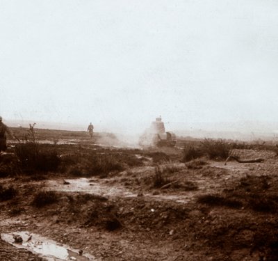 Vooruitgang met tanks, ca. 1914-ca. 1918 door Unbekannt