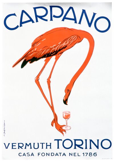 Advertentie voor Carpano Vermouth door Unbekannt