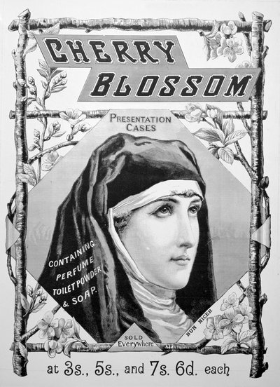 Advertentie voor Cherry Blossom toiletartikelen, 1893 door Unbekannt