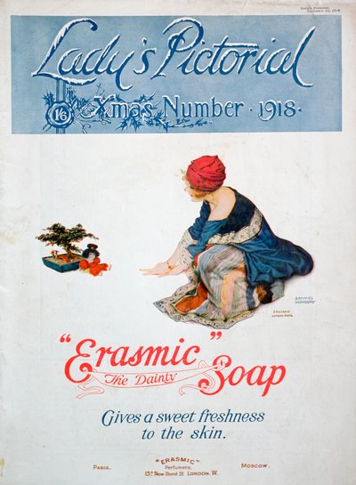 Advertentie voor Erasmic zeep, 1918 door Unbekannt