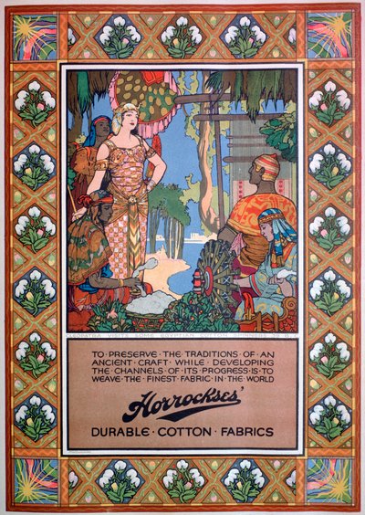 Advertentie Voor Horrockses Stoffen, 1920 door Unbekannt