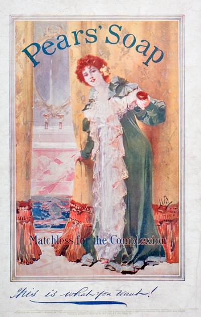 Advertentie voor Pears zeep, 1906 door Unbekannt