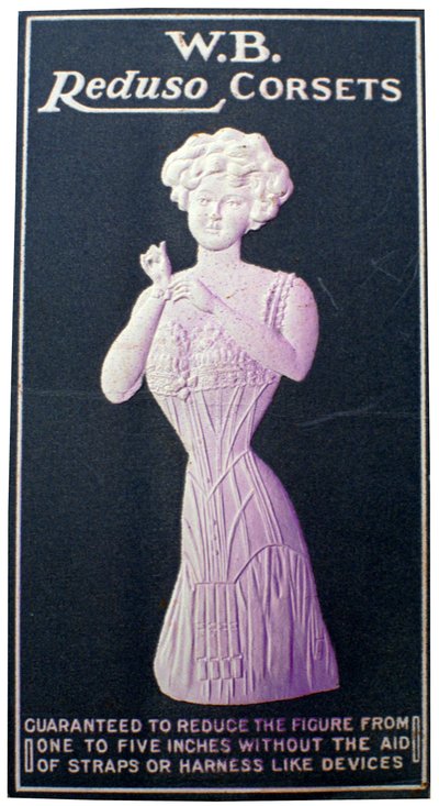 Advertentie voor WB Reduso korsetten, 1900s door Unbekannt