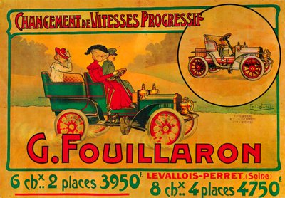 Advertentie voor Fouillaron auto