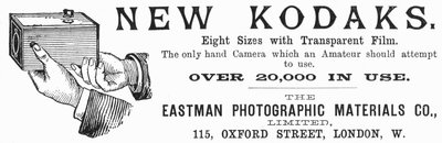 Advertentie voor Kodak-camera