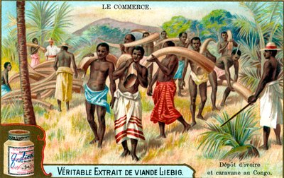 Advertentie voor Liebig vleesextract, Frans, c 1900 door Unbekannt
