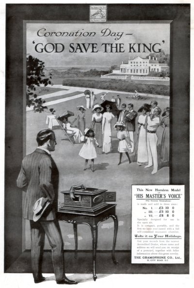 Advertentie voor de Gramophone and Co. Ltd door Unbekannt