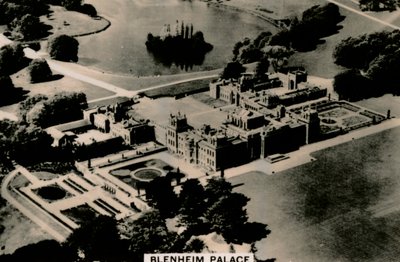Luchtfoto van Blenheim Palace door Unbekannt