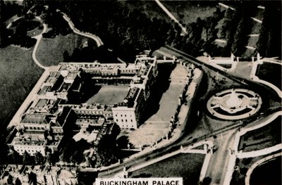 Luchtfoto van Buckingham Palace door Unbekannt