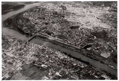 Luchtfoto van Sevilla, Spanje, vanuit een Zeppelin, 1929-1933 door Unbekannt