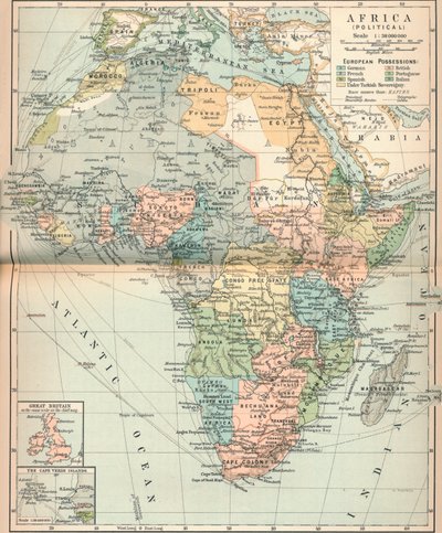 Afrika Politiek, ca. 1902, 1903 door Unbekannt