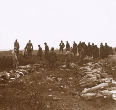 Na de aanval, Dompierre, Noord-Frankrijk, c1914-c1918 door Unbekannt