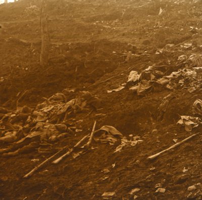 Na de aanval, Les Éparges, Noord-Frankrijk, 1915 door Unbekannt