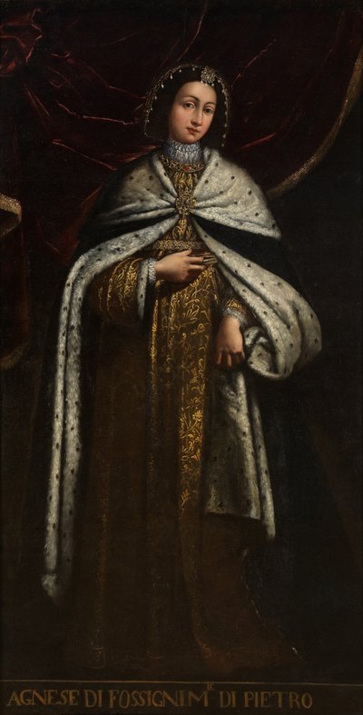 Agnes van Faucigny, vrouw van Peter II, graaf van Savoye door Unbekannt