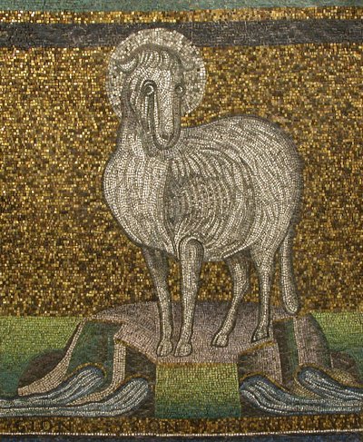 Agnus Dei, Byzantijns, vroege 20e eeuw origineel gedateerd 6e eeuw door Unbekannt